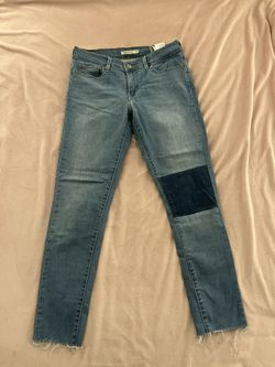 Levi 710 Super Skinny Left Knee Patch Size 29