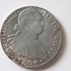 France 1812 5 Francs / King Carolus III 1804 CROWN RESTRIKE MULE.