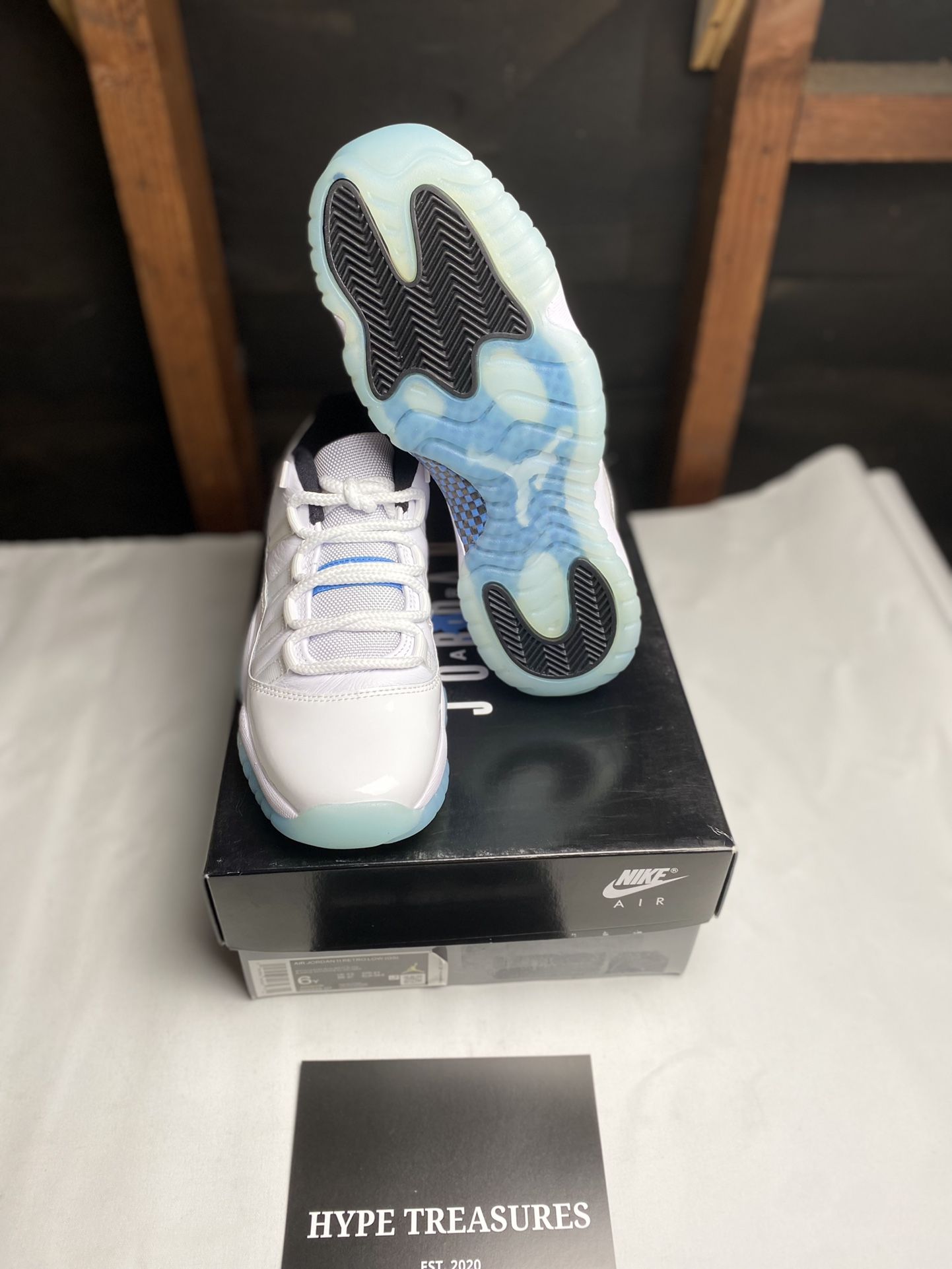 Air Jordan 11 Low Legend Blue @HYPETREASURES
