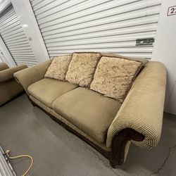 Beautiful Couch And Love Seat Set