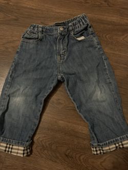 Burberry boys jeans (6-18 months)