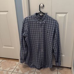 Large polo button up