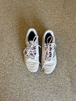 New Balance 4040v7 Turf Shoes - White/ Grey - Size 10.5 - Used
