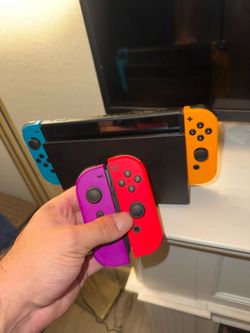 Nintendo Switch Console + Extra Joy-Con Set (4 Controllers Total!)