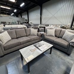 2pc Sofa & Love Seat