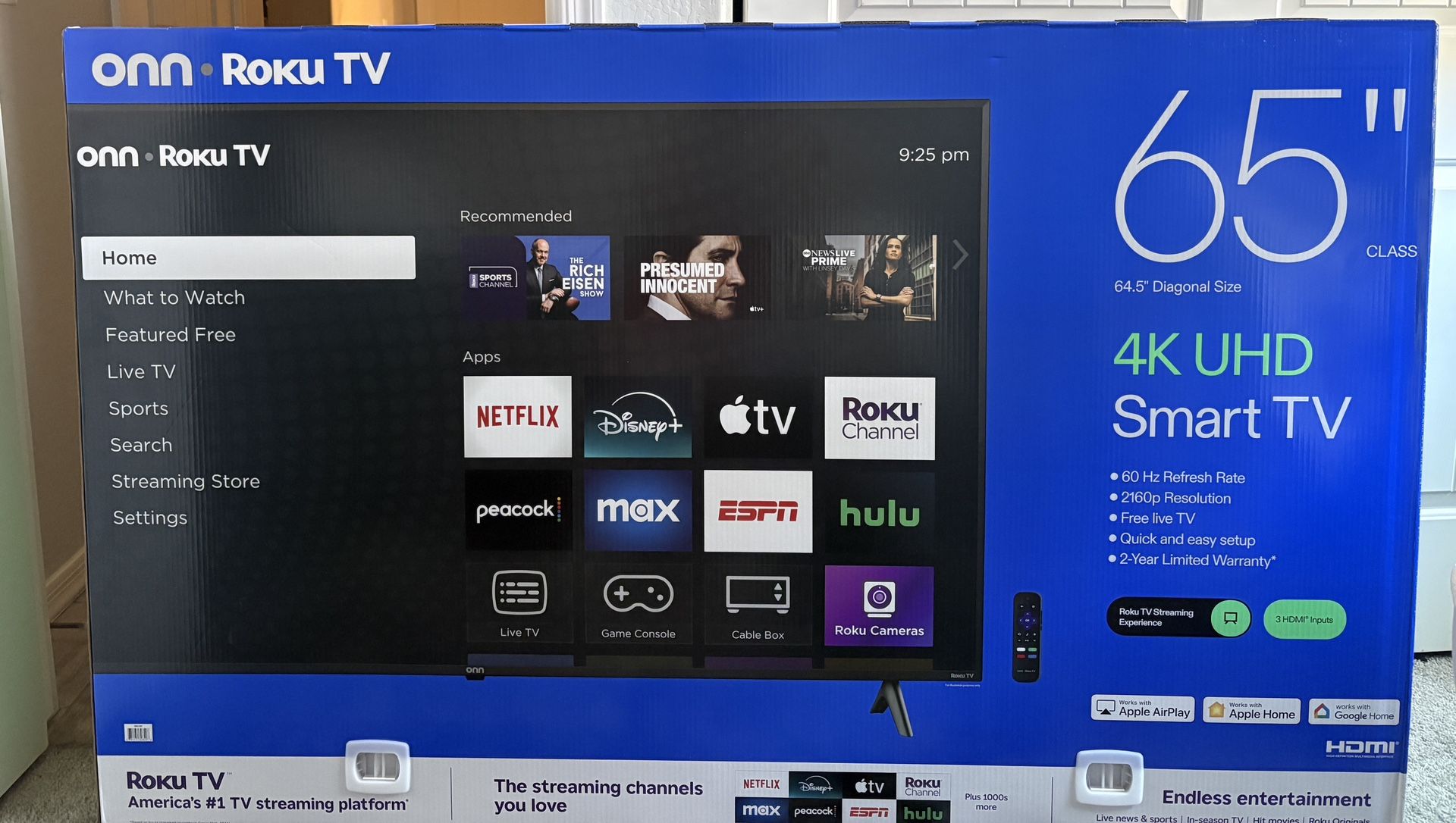ONN Roku TV 65” (Send Offers)