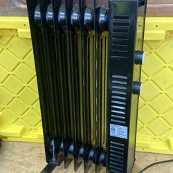 Mainstays portable electric oil filled heater