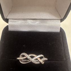 Sterling Silver Gold Plated Ring 