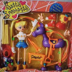 Betty Spaghetti "Horsen' around"  With Dakota