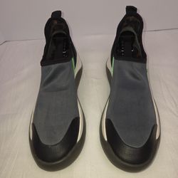 Franco Sarto Mendora Slip-On Sneakers Women's 8.5 Grey, Black & Green Pre-Owned