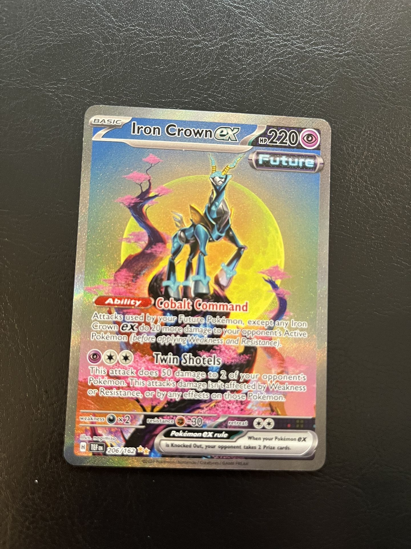 Pokemon Card Iron Crown ex 