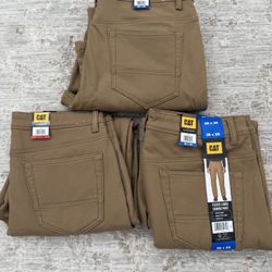 CATERPILLAR Fleece Lined Canvas PANTS 