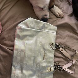 Michael Kors, Shiny Silver With Gold Hardware No Stains Or Wearing
