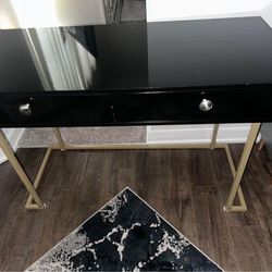 Black And Gold Desk