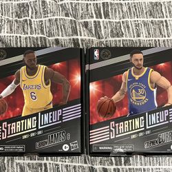 NEW LEBRON  JAMES And STEPHEN CURRY FIGURES