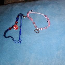Spiderman and hello kitty friendship bracelets