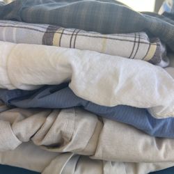 Men’s Large Long & Short Sleeve Dress Shirts