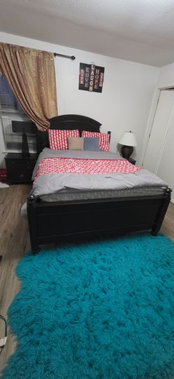 Queen Bed Frame with 2 Night stands