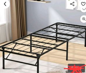 Metal twin bed frame