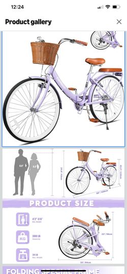 New women folding bike