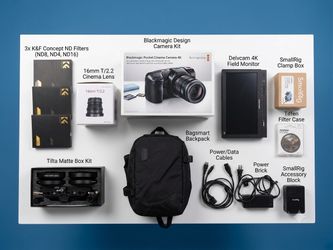 Black magic pocket cinema camera bundle