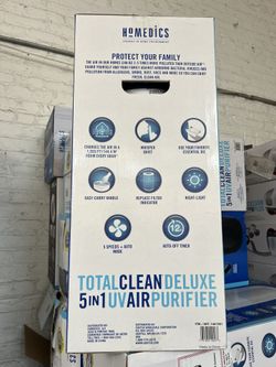 Total clean deluxe 5 in 1 uv air purifier deals