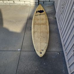 7' Old Surfboard No Dings, 3 Fins $90