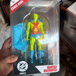 McFarlane DC Direct Page Punchers MARTIAN MANHUNTER W/COMIC, New, Factory Sealed