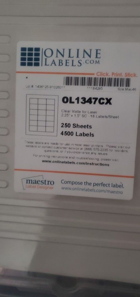 Online Labels Sheets