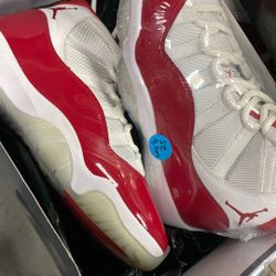 Jordan 11 Retro Cherry Red Sz 9.5 & Sz 11M