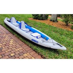 Sea Eagle FastTrack Inflatable 3-Person 15ft. Kayak with Accessories