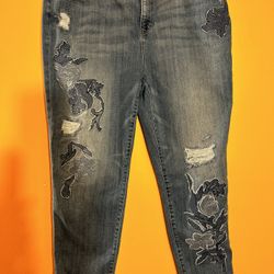 Fashionable women's jeans.  Size 10.Chico's 