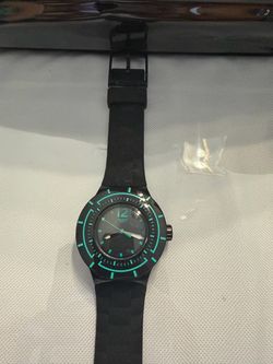 Mens Black Swatch Watch swiss made