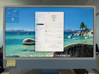 Apple iMac M1 24 inch mid 2021 macOS Tahoe 26.6.1