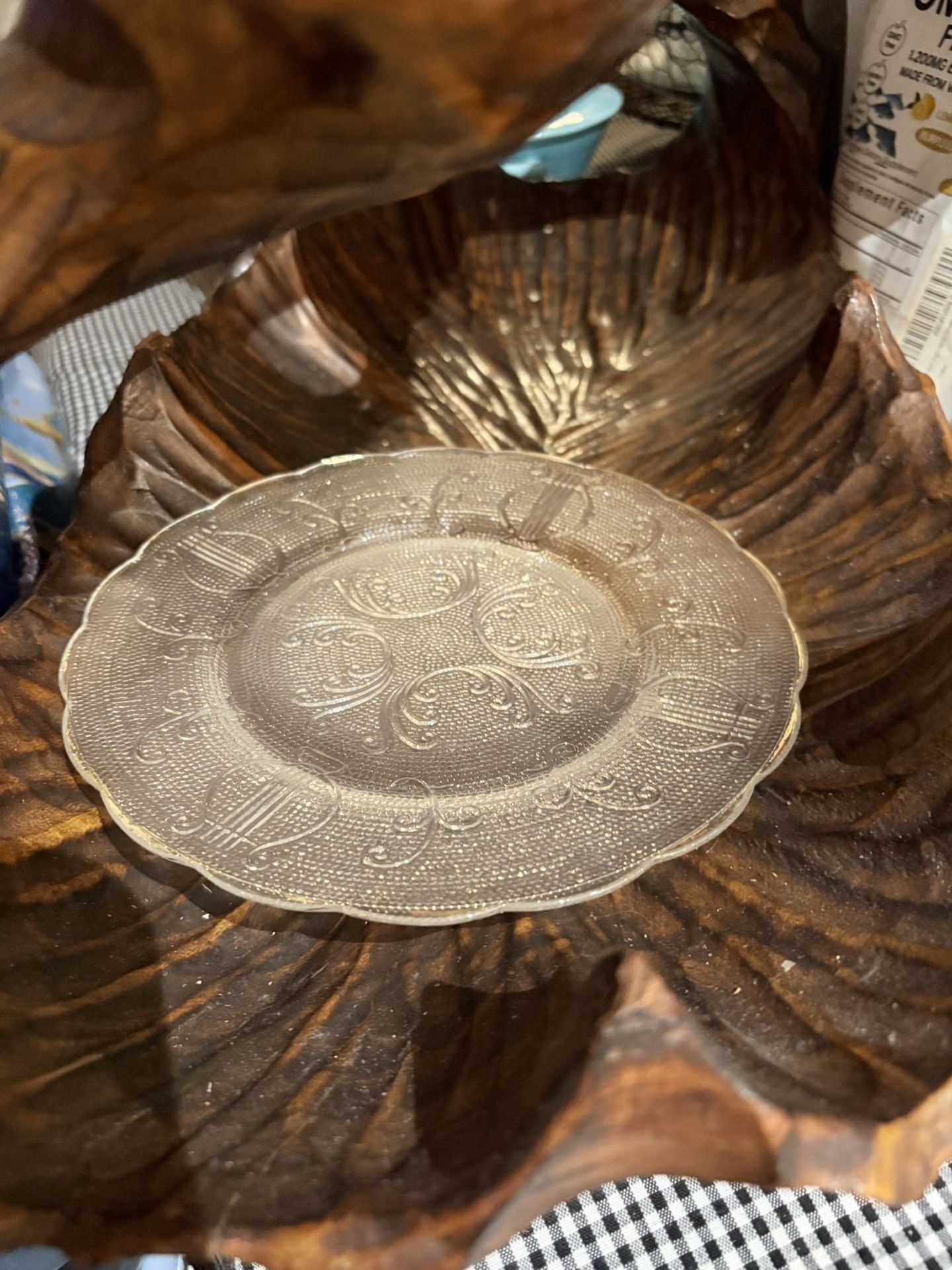 Vintage Janette Glass Plates 7”