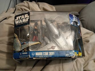 Star Wars: The Clone Wars Naboo Star Skiff with Anakin Skywalker