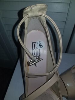 Beige heels