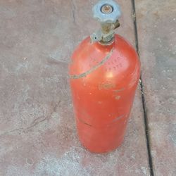 Red Acetylene Welding Gas Fuel Cylinder Tank with Valve
