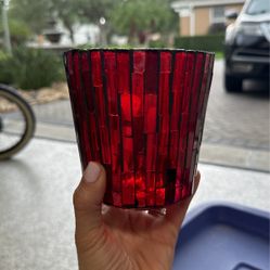 Red Glass (10)Votives 