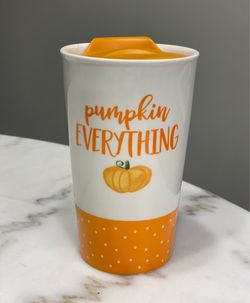Brand new Pumpkin Everything 16 oz Ceramic Travel Mug