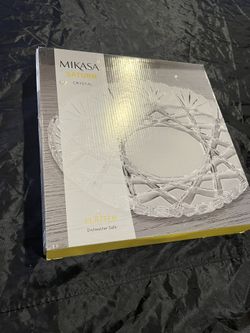 Mikasa Crystal Platter