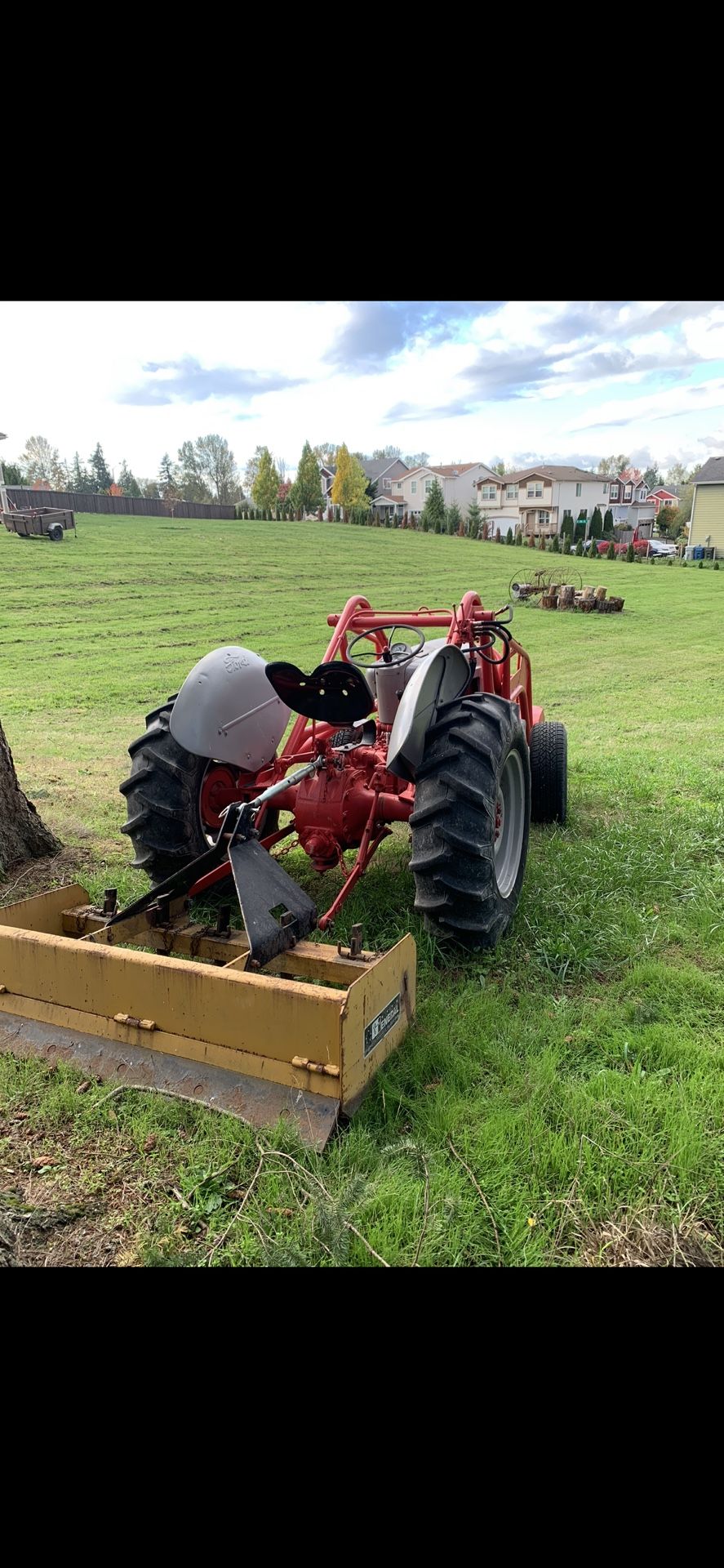Ford Tractor With Cultivator