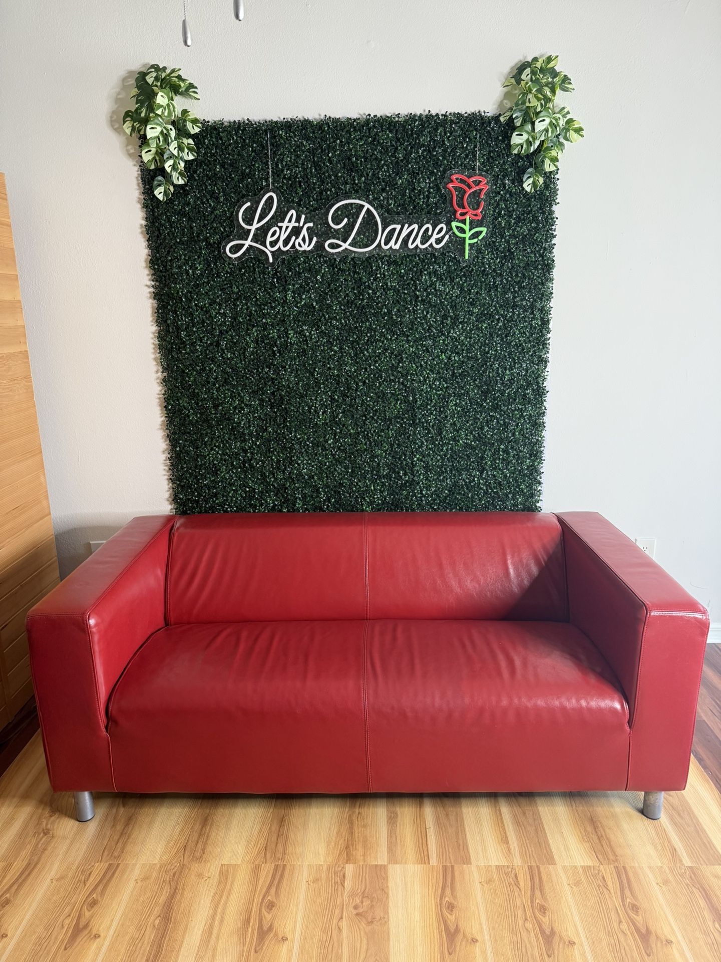 Awesome Red Leather Sofa Couch