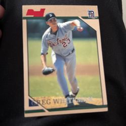 Greg Whiteman Baseball Card