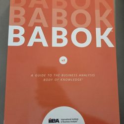 Current Version BABOK v3 Business Analysis Body of Knowledge Paperback Textbook IIBA