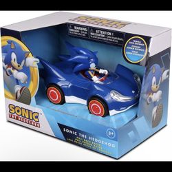 Sonic the Hedgehog KNUCKLES the Echidna Pull Back Racer, Sonic Blue Brand New