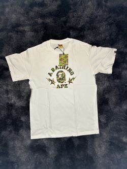 BAPE Color Camo Ape Face STA Tee — White