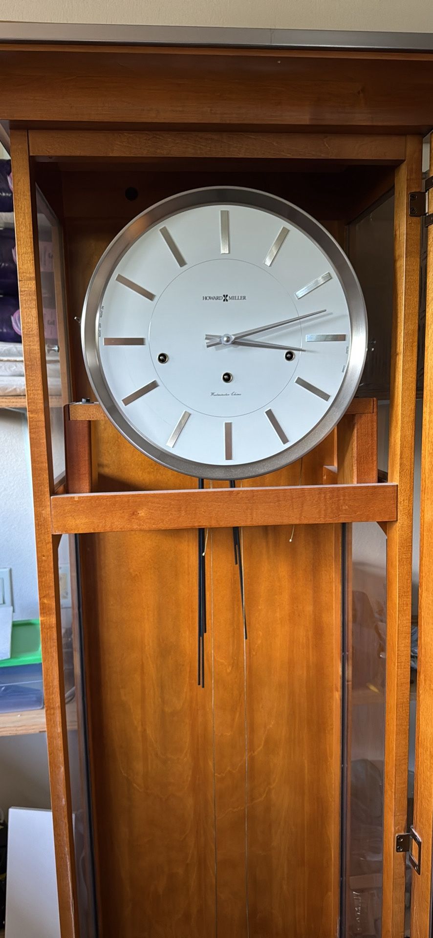 Howard Miller Westminster chime grandfather clock