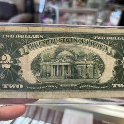 1953 Two Dollars Bill Authentic 