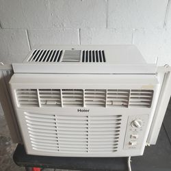 HAIER 5000 BTU AIR CONDITIONER ICE COLD AIR COILS AND FILTER CLEANED, QUIET EFFICIENT UNIT